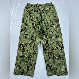 US Navy Military Type III Gore-Tex Camo Trouser Pants Large